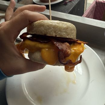 The Rhu - Sourdough English Muffin Breakfast Sandwich - Cafes Near Me - Asheville, North Carolina