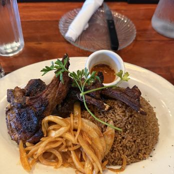 Mansa Kunda Restaurant - Afra Lamb - African Near Me - Takoma Park, Maryland