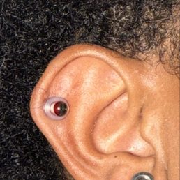 Hours after helix punch