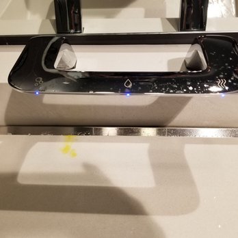 Bakelab - Efficient bathroom sink! Soap, water, dryer all in one. Yes I thought this was cool. - Coffee & Tea Near Me - Urbana, Illinois