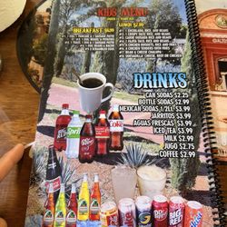 Drink menu