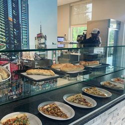 Rick Davis | The Family Funding - A peak at the wide variety of pizza slices!