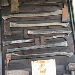 Coopersville Old West Town - Collection of axes