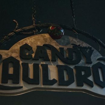 Disney's Candy Cauldron - Disney's Candy Cauldron Exterior Sign - Desserts Near Me - Lake Buena Vista, Florida Disney's Candy Cauldron - Disney's Candy Cauldron Exterior Sign - Desserts Near Me - Lake Buena Vista, Florida