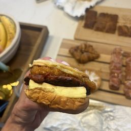 Breakfast sandwich Breakfast sandwich