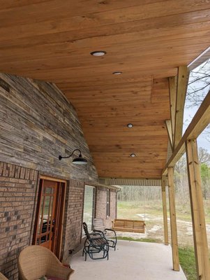 Stained Wood Siding