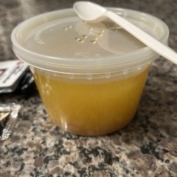 Clear soup Clear soup