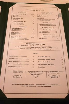 Menu photo 2 Hyde Park Prime Steakhouse Birmingham, MI