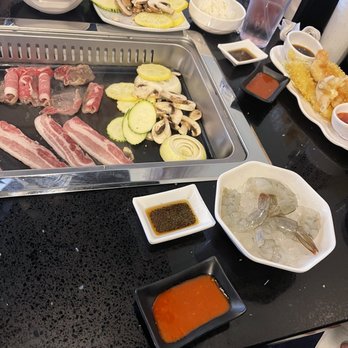 Yakishabu Sushi House  - Nice big grill, for the meat and veggies. - Barbeque Near Me - Anchorage, Alaska