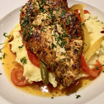 The Local at Forest & Ridge - LOCAL FARM CHICKEN - All natural, hormone free chicken breast served w/ seasonal veggies, herb garlic, & Yukon gold mashed potatoes - American Near Me - Henrico, Virginia The Local at Forest & Ridge - LOCAL FARM CHICKEN - All natural, hormone free chicken breast served w/ seasonal veggies, herb garlic, & Yukon gold mashed potatoes - American Near Me - Henrico, Virginia
