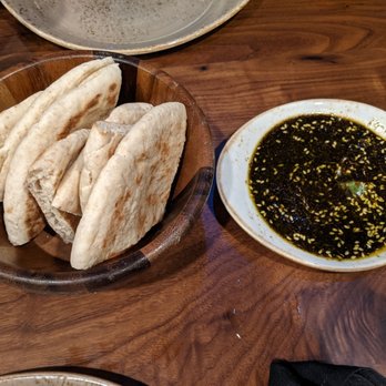 DishDash - On the house bread and their unique dip. - Middle Eastern Near Me - Sunnyvale, California