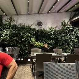 Outdoor covered seating