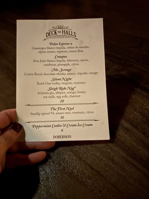 Menu photo 6 Doberman Drawing Room Las Vegas, NV