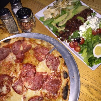 Industry Kitchen - Cobb Salad & pizza! Great for 2 to share - American Near Me - New York, New York Industry Kitchen - Cobb Salad & pizza! Great for 2 to share - American Near Me - New York, New York