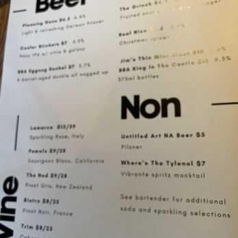 Little Brother Brewing - Holiday drink menu - Breweries Near Me - Greensboro, North Carolina