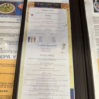 Tapatio Mexican Grill - Happy Hour menu - Mexican Near Me - Newcastle, Washington Tapatio Mexican Grill - Happy Hour menu - Mexican Near Me - Newcastle, Washington