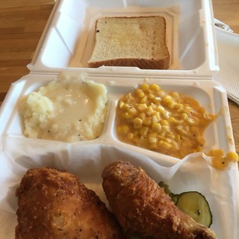 Mike's Chicken - Two pieces of dark meat chicken with two sides and texas toast - Chicken Shop Near Me - Dallas, Texas Mike's Chicken - Two pieces of dark meat chicken with two sides and texas toast - Chicken Shop Near Me - Dallas, Texas