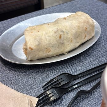 Pancheros Mexican Grill - Springfield Magers Crossing - Big burrito in homemade tortilla - Mexican Near Me - Springfield, Missouri