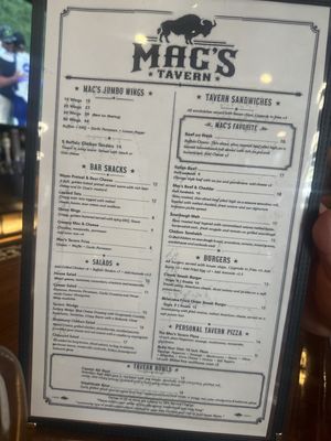 Menu photo 2 Mac's Tavern - Puerta Real Mission Viejo, CA Menu photo 2 Mac's Tavern - Puerta Real Mission Viejo, CA