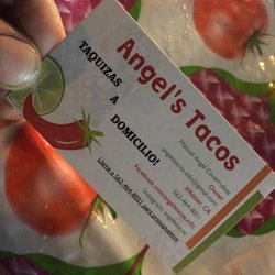 Angel's Tacos - Their Business card