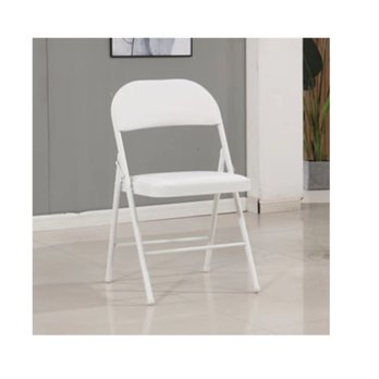 Fiesta Rental Central - White metal chair with seat and back cushions - Party Equipment Rentals Near Me - Reno, Nevada Fiesta Rental Central - White metal chair with seat and back cushions - Party Equipment Rentals Near Me - Reno, Nevada