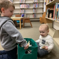 Springdale Free Public Library - Learning about animals.