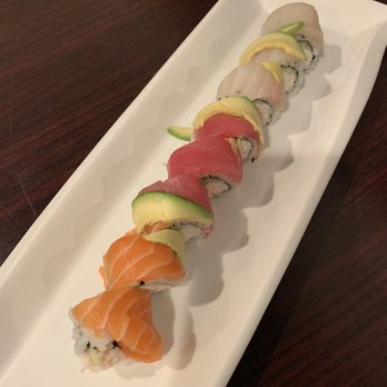 Golden Ginger Bistro - Rainbow Roll - Asian Fusion Near Me - Clearfield, Utah Golden Ginger Bistro - Rainbow Roll - Asian Fusion Near Me - Clearfield, Utah