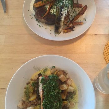 LeGrand Kitchen - Pork belly and salmon! - New American Near Me - Norfolk, Virginia