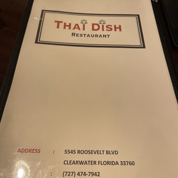 Thai Dish Restaurant - Menu - Thai Near Me - Clearwater, Florida Thai Dish Restaurant - Menu - Thai Near Me - Clearwater, Florida