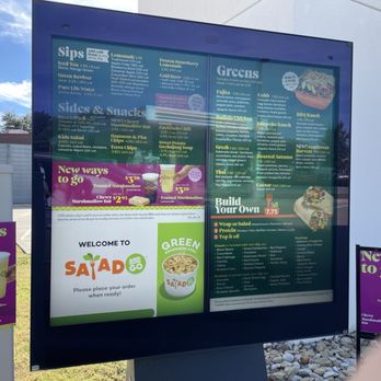 Salad and Go - Drive-thru menu - Salad Near Me - Plano, Texas