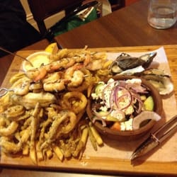 Greek Kouzina Semaphore - Quite the seafood platter!
