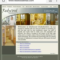 Redwood Endodontics - Redwood Endodontics website homepage