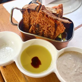 Blue Seafood Bar - Beet Root Bread - Seafood Near Me - New York, New York