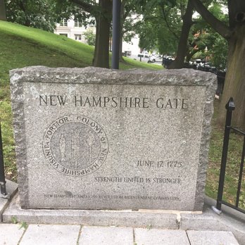 Bunker Hill Monument - I entered at the New Hampshire gate - Landmarks & Historical Buildings Near Me - Charlestown, Massachusetts