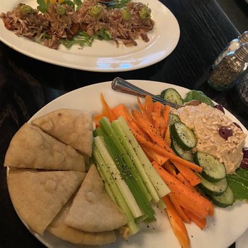 Park Tavern - Hummus and duck tostados appetizers. - New American Near Me - El Paso, Texas Park Tavern - Hummus and duck tostados appetizers. - New American Near Me - El Paso, Texas