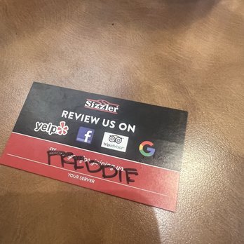 Sizzler - Best Server ever! Ask for Freddie - Seafood Near Me - Ontario, California Sizzler - Best Server ever! Ask for Freddie - Seafood Near Me - Ontario, California