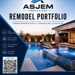 ASJEM Pool and Spa - Transform your pool with professional remodeling, tile & coping, lighting and equipment upgrades. Quality work with lasting results.