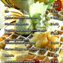 Eis Café il Gelato - Wanille Waffeln