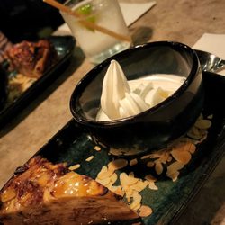 Bread & Bone Wood Grill - Apple and Pecan Torte with Vanilla Bean Ice Cream