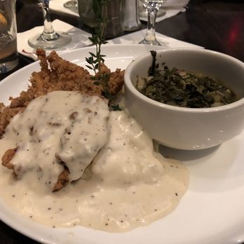 42 bar and table - Chicken fried steak and greens. - New American Near Me - Little Rock, Arkansas 42 bar and table - Chicken fried steak and greens. - New American Near Me - Little Rock, Arkansas