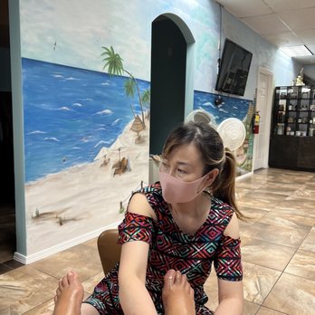 KT Nails - Pedi area - Nail Salons Near Me - Galveston, Texas