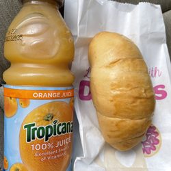 Shirley's Donuts & Kolaches - Small OJ and Small Sausage with Cheese Kolache