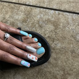 Basic nail art they can't do at all I don't recommend service from them.