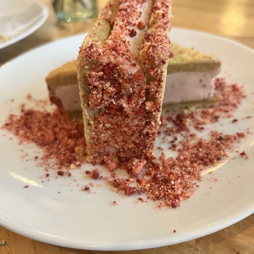 Bittersweet - Strawberry lemon ice cream sandwich - Coffee & Tea Near Me - Raleigh, North Carolina