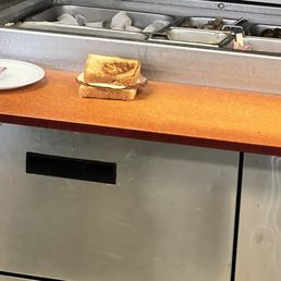 Delicious breakfast sandwich