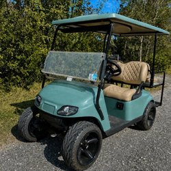 Wave Wheels Golf Cart Rentals & Sales - Ezgo RXV factory lithium golf cart