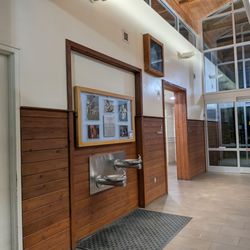 NCDOT Rest Area - Inside the restroom walk-in area
