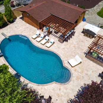 Creative Pavers - Travertine Pool Surround and Pergolas and Outdoor Kitchen - Landscaping Near Me - Gibbstown, New Jersey Creative Pavers - Travertine Pool Surround and Pergolas and Outdoor Kitchen - Landscaping Near Me - Gibbstown, New Jersey