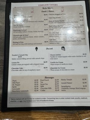 Menu photo 6 Timeless Tavern Pueblo West, CO Menu photo 6 Timeless Tavern Pueblo West, CO