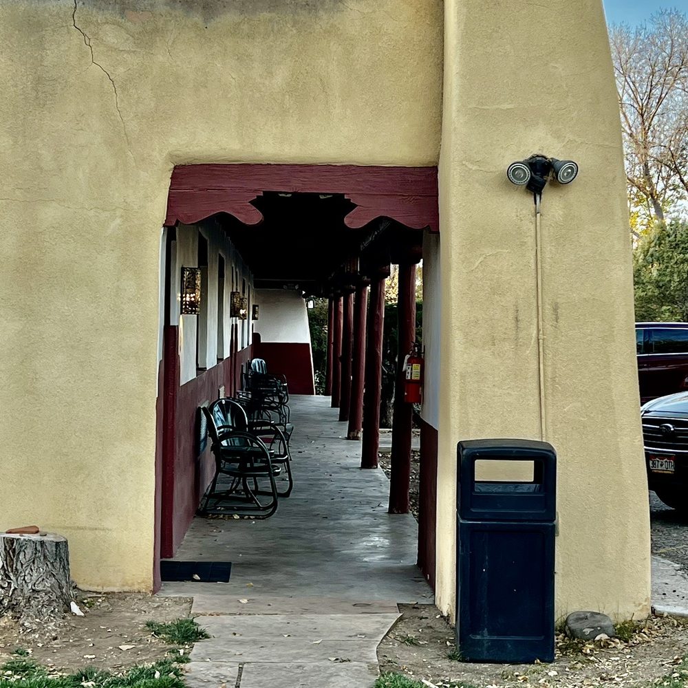 El Pueblo Lodge - Hallway to room - Hotels Near Me - Taos, New Mexico